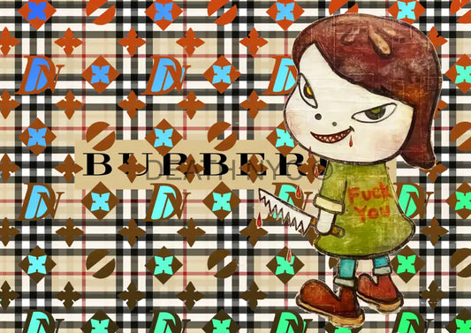 Deathf394 Cute Burberry (Edition Of 100) (2020) Art Print