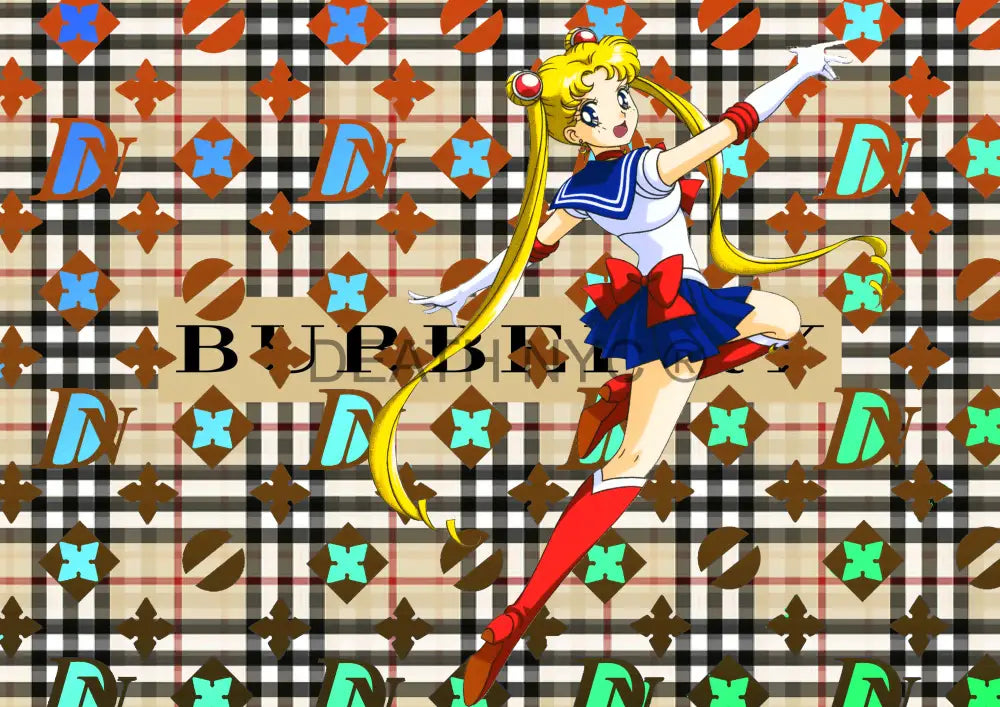 Deathf395 Sailor Moon Burberry (Edition Of 100) (2020) Art Print