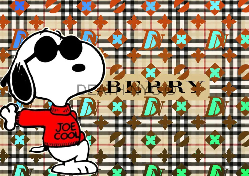 Deathf397 Snoopy Burberry (Edition Of 100) (2020) Art Print