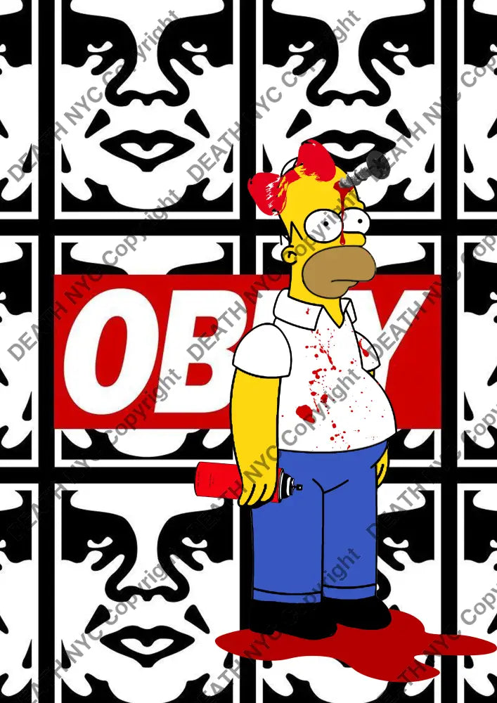 Deathf450 Simpson (Edition Of 100) (2020) Art Print