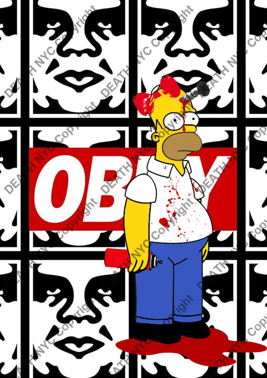 Deathf450 Simpson (Edition Of 100) (2020) Art Print