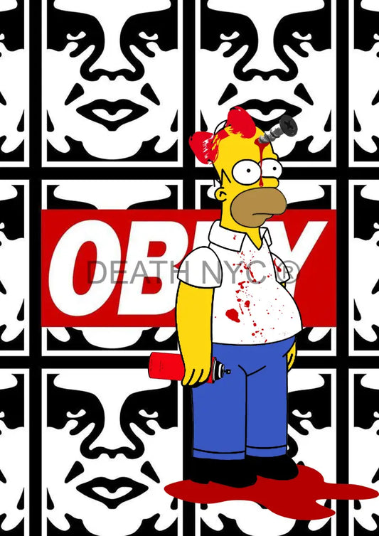 Deathf450 Simpson (Edition Of 100) (2020) Art Print