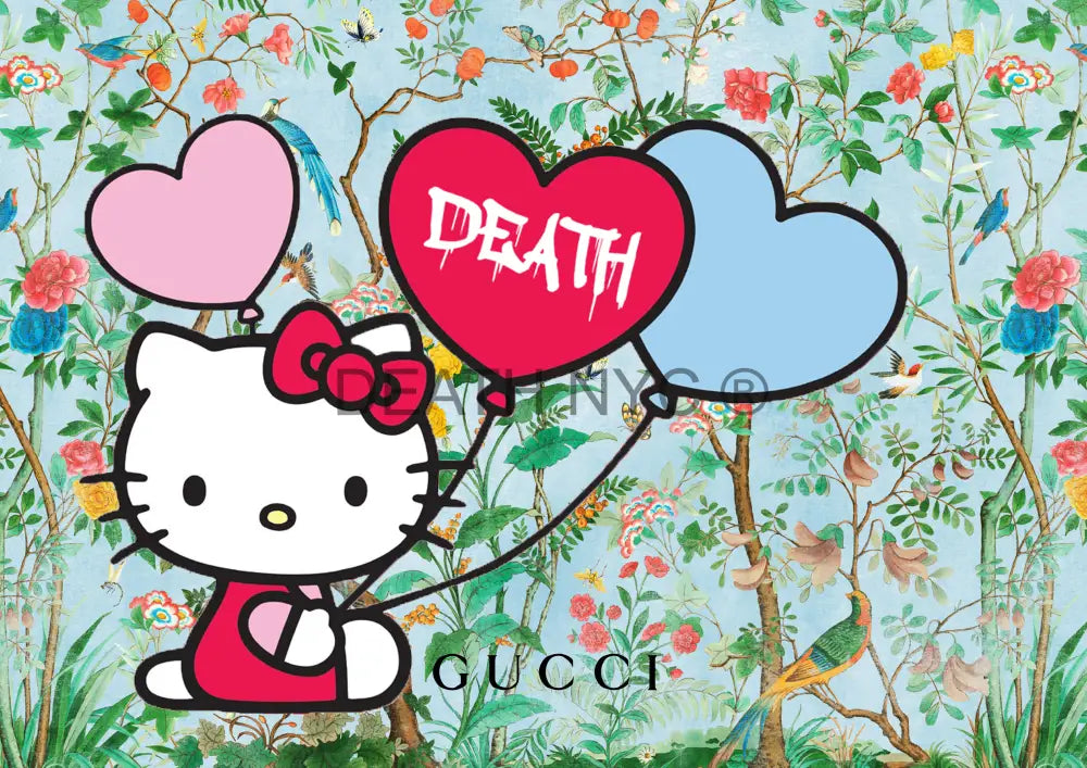 Deathf595 Hello Kitty (Edition Of 100) (2020) Art Print