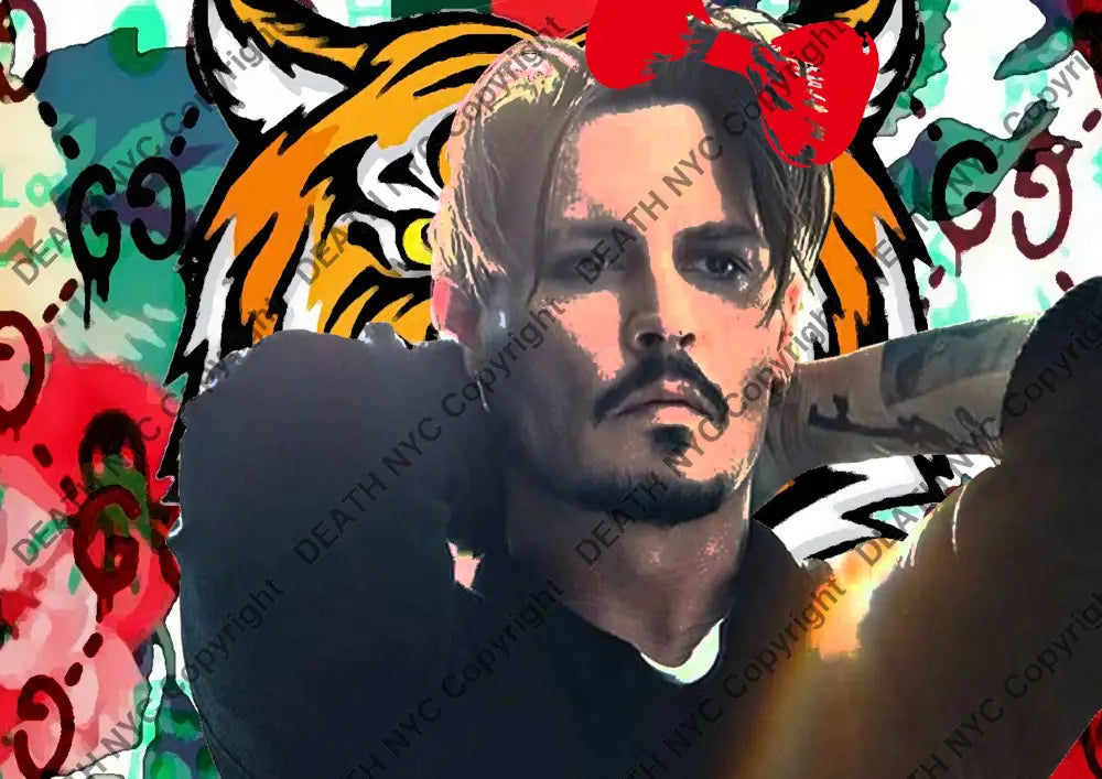 Deathf952 Jonny Depp (Edition Of 100) (2022) Art Print