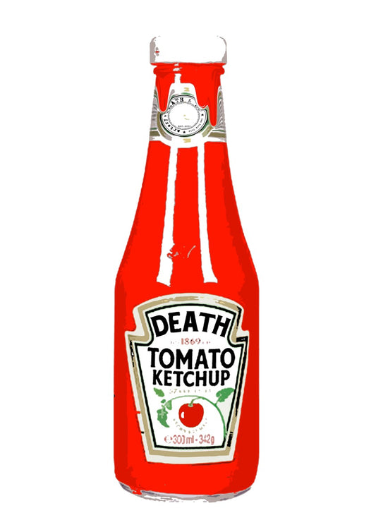 Auction "death ketchup" art print 45x32cm (Edition of 100)