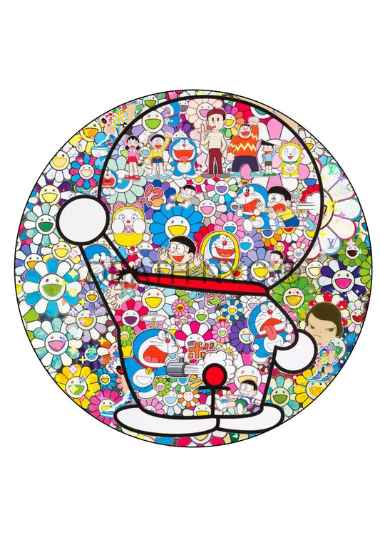 Deathm3539 Doraemon 32X32Cm (Edition Of 100) (2022) Art Print