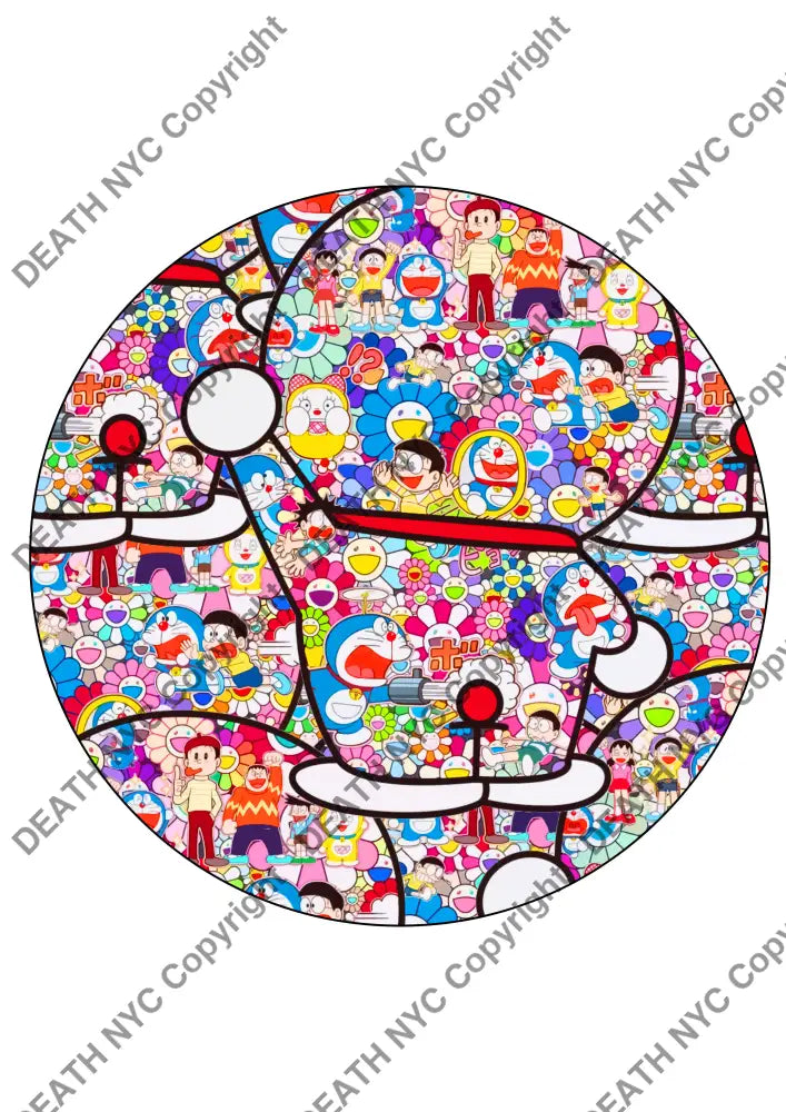 Deathm3566 Doraemon 32X32Cm (Edition Of 100) (2022) Art Print
