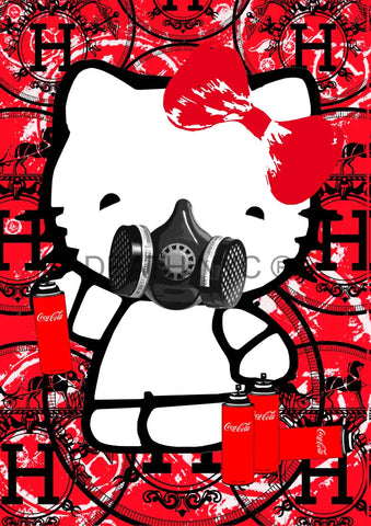 Deathm3858 Hello Kitty (Edition Of 100) (2020) Art Print