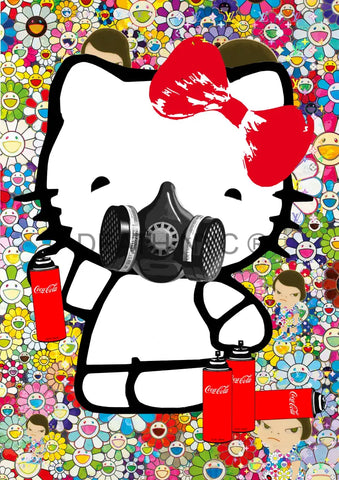 Deathm3862 Hello Kitty (Edition Of 100) (2020) Art Print