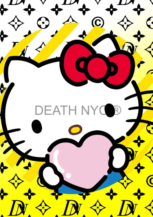 Deathm4054 Kitty (Edition Of 100) (2020) Art Print