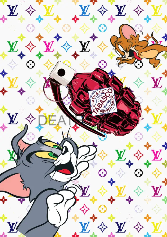 Deathm4230 Tom And Jerry (Edition Of 100) (2022) Art Print