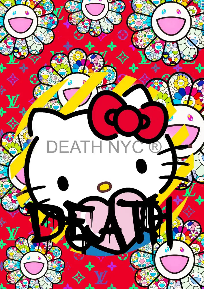 Deathm4412 Kitty (Edition Of 100) (2020) Art Print