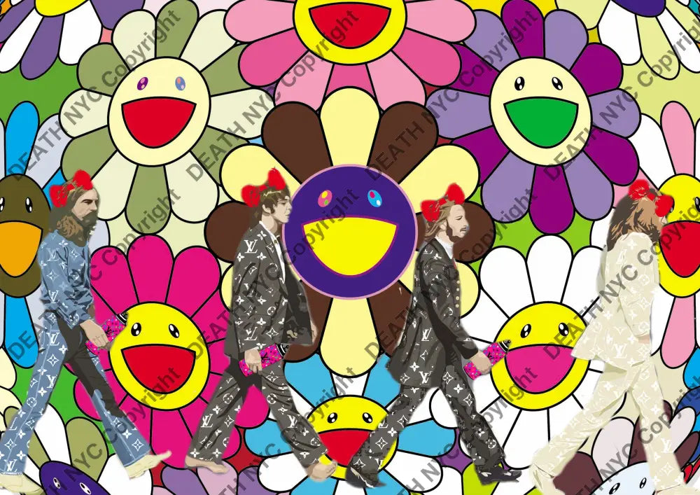 Deathm4578 Beatles (Edition Of 100) (2022) Art Print