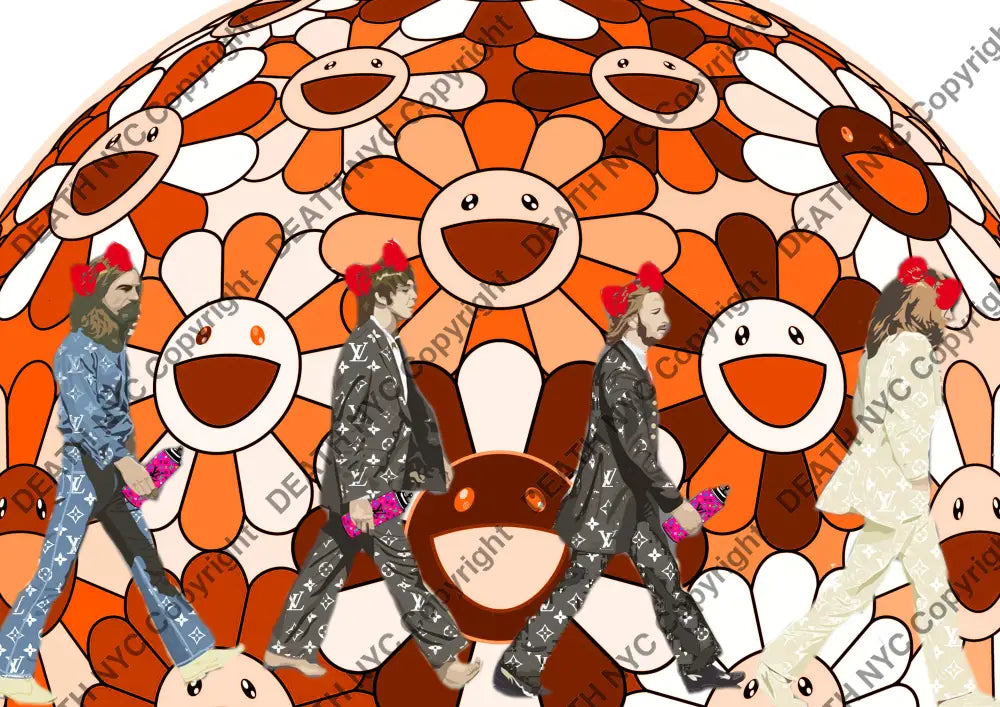 Deathm4582 Beatles (Edition Of 100) (2022) Art Print