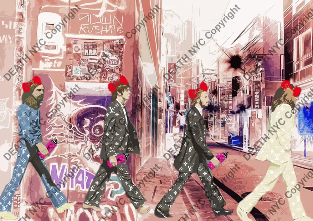 Deathm4585 Beatles (Edition Of 100) (2022) Art Print