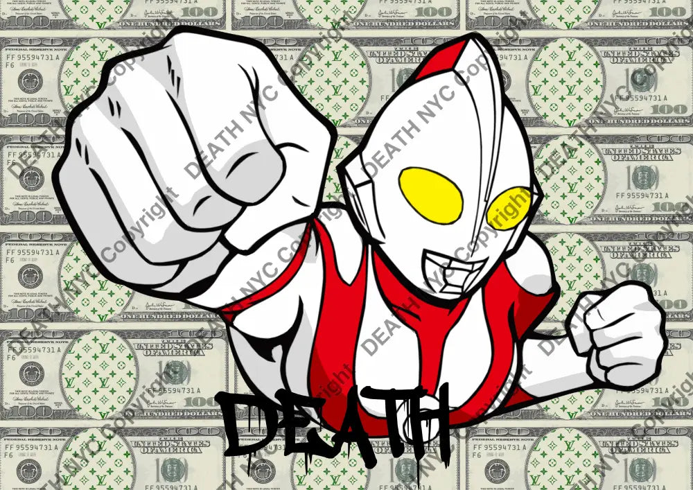 Deathm4718 Ultraman (Edition Of 100) (2022) Art Print