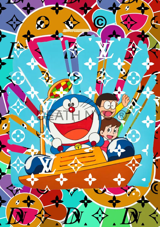 Deathm5929 Doraemon (Edition Of 100) (2022) Art Print