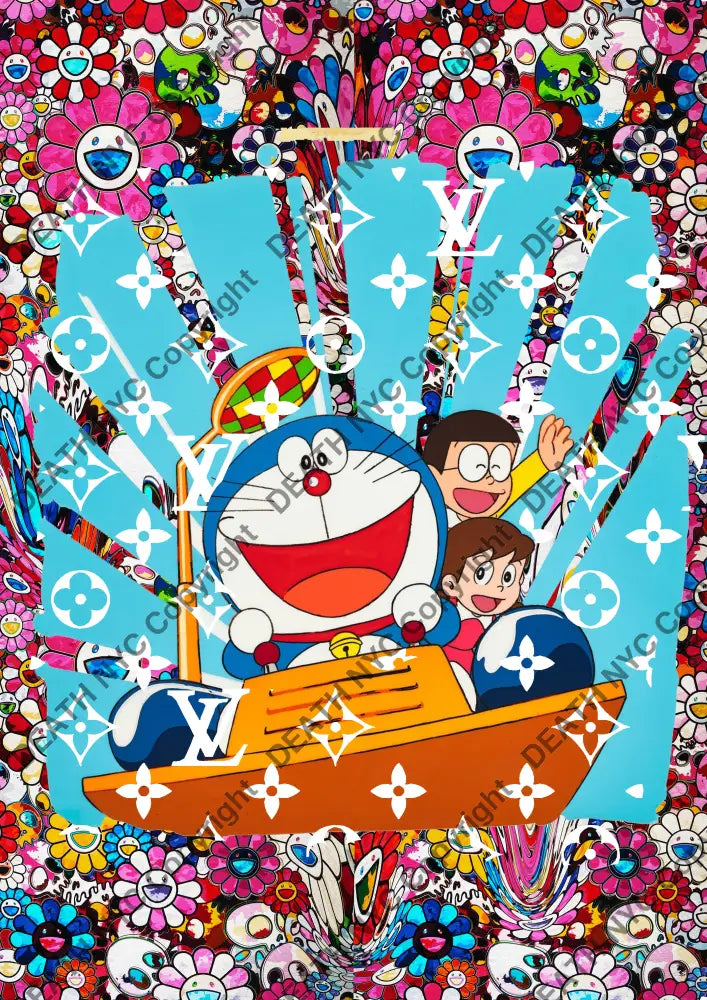 Deathm5930 Doraemon (Edition Of 100) (2022) Art Print