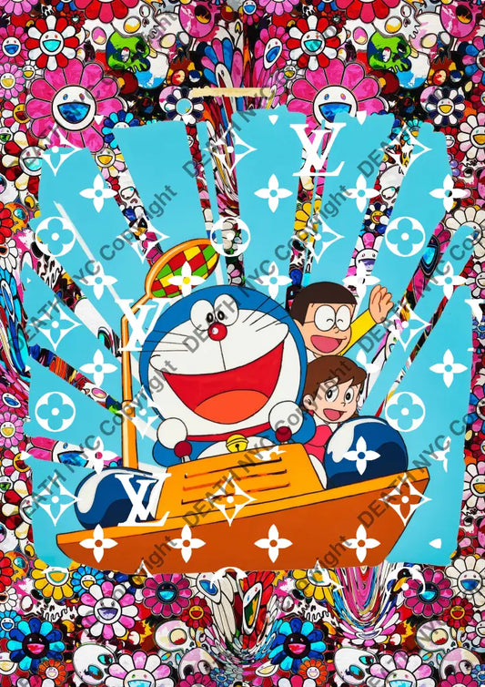 Deathm5930 Doraemon (Edition Of 100) (2022) Art Print