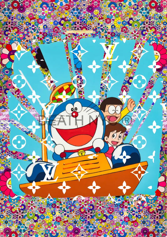 Deathm5932 Doraemon (Edition Of 100) (2022) Art Print