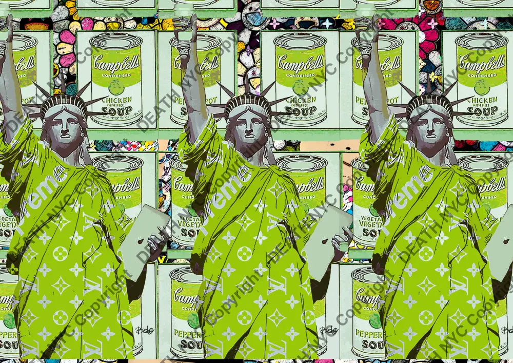 Deathm6109 Statue Of Liberty (Edition Of 100) (2022) Art Print