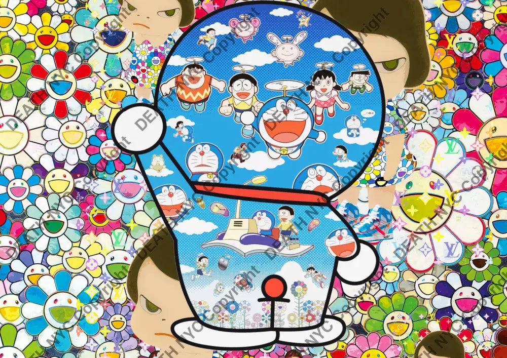 Deathm6137 Doraemon (Edition Of 100) (2020) Art Print