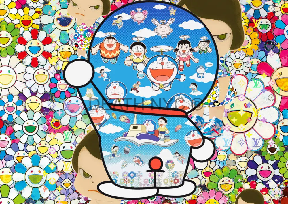 Deathm6137 Doraemon (Edition Of 100) (2020) Art Print