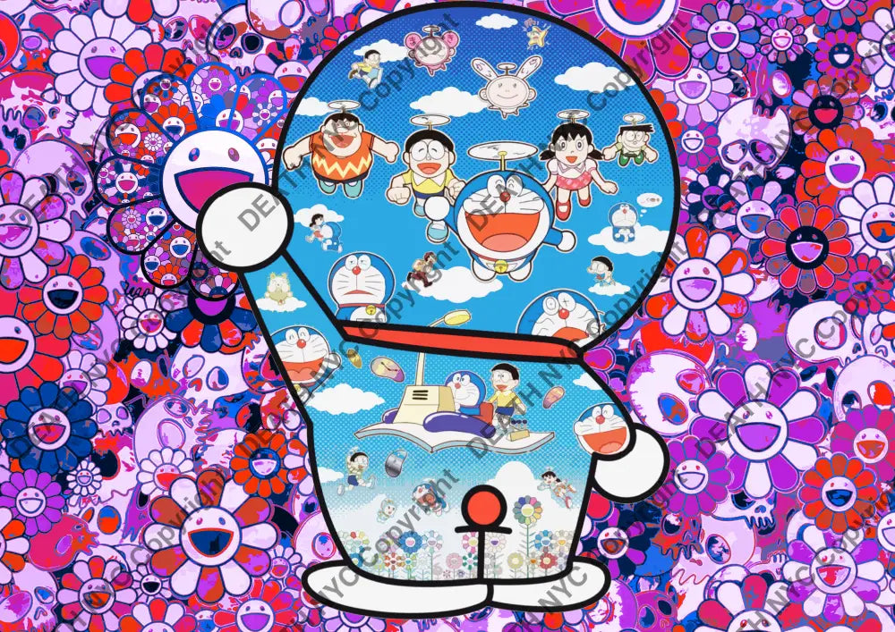 Deathm6138 Doraemon (Edition Of 100) (2020) Art Print