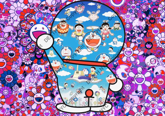 Deathm6138 Doraemon (Edition Of 100) (2020) Art Print