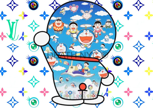 Deathm6140 Doraemon (Edition Of 100) (2020) Art Print