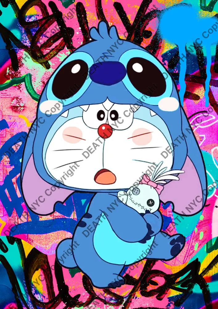 Deathma142 Doraemon (Edition Of 100) (2022) Art Print