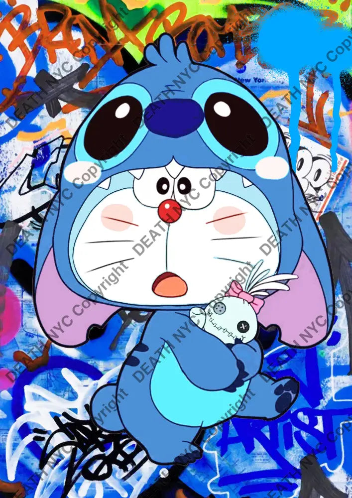 Deathma143 Doraemon (Edition Of 100) (2022) Art Print