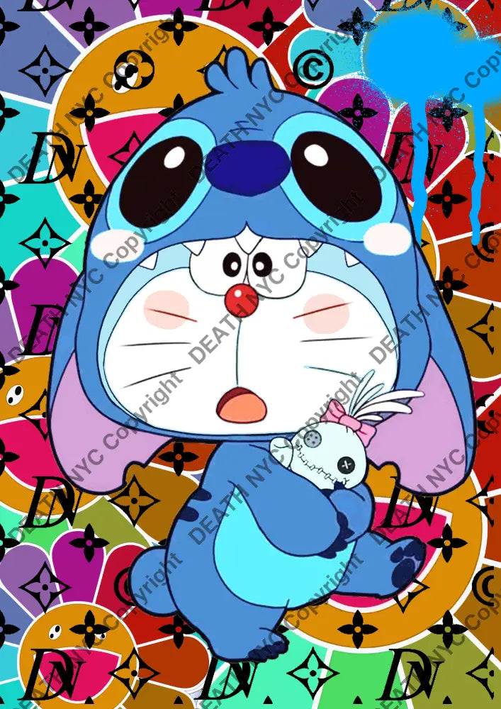 Deathma144 Doraemon (Edition Of 100) (2022) Art Print