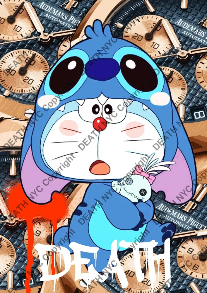 Deathma150 Doraemon (Edition Of 100) (2022) Art Print