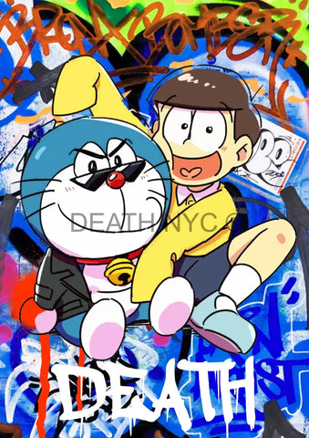 Deathma203 Doraemon (Edition Of 100) (2022) Art Print