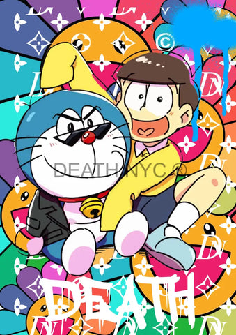 Deathma208 Doraemon (Edition Of 100) (2022) Art Print