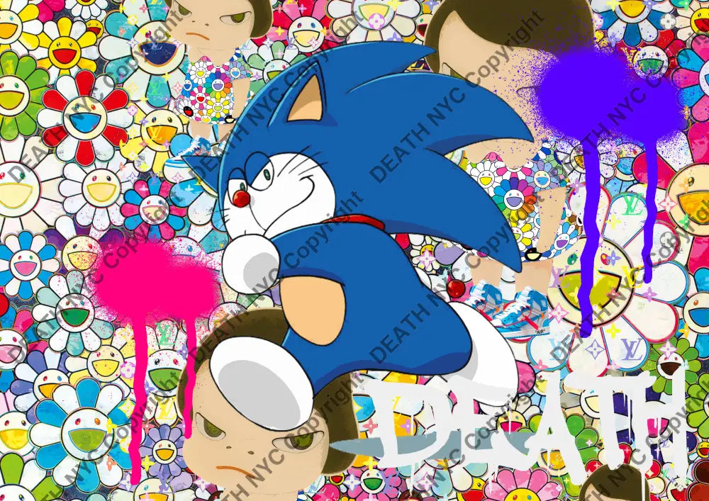 Deathma222 Doraemon (Edition Of 100) (2022) Art Print