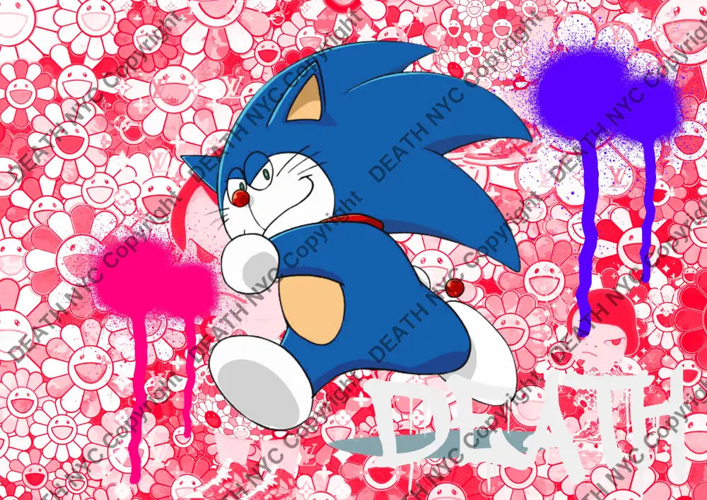 Deathma223 Doraemon (Edition Of 100) (2022) Art Print