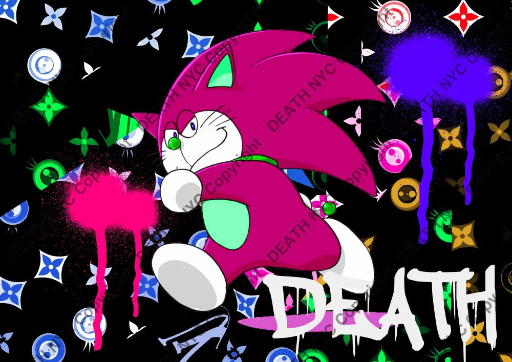 Deathma227 Doraemon (Edition Of 100) (2022) Art Print