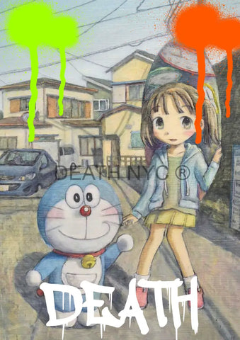 Deathma247 Doraemon (Edition Of 100) (2022) Art Print