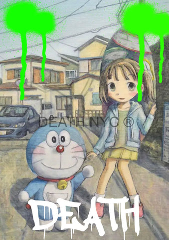 Deathma248 Doraemon (Edition Of 100) (2022) Art Print