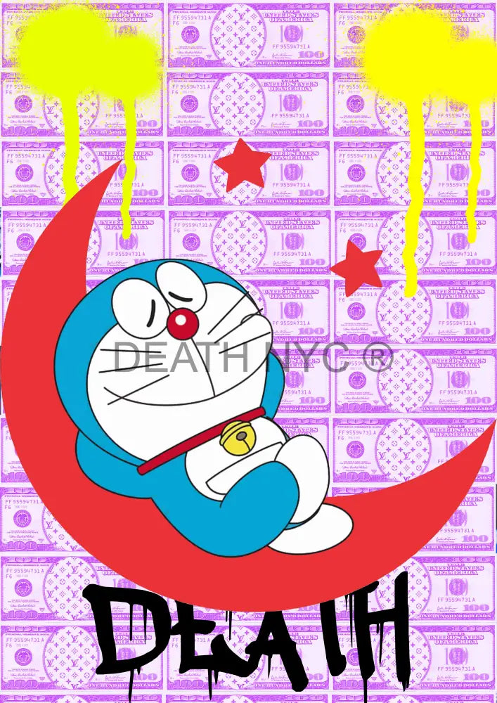 Deathma283 Doraemon (Edition Of 100) (2022) Art Print
