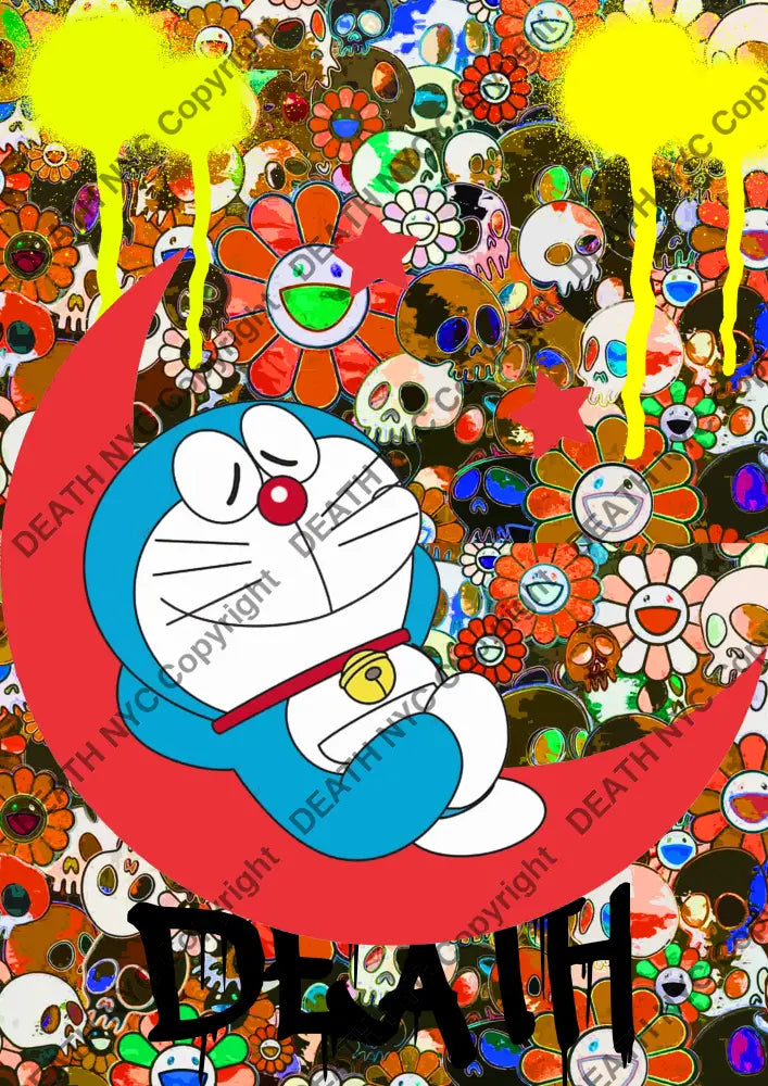 Deathma289 Doraemon (Edition Of 100) (2022) Art Print