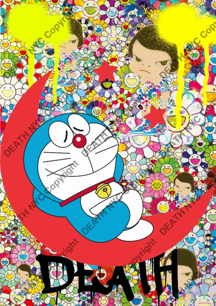 Deathma290 Doraemon (Edition Of 100) (2022) Art Print