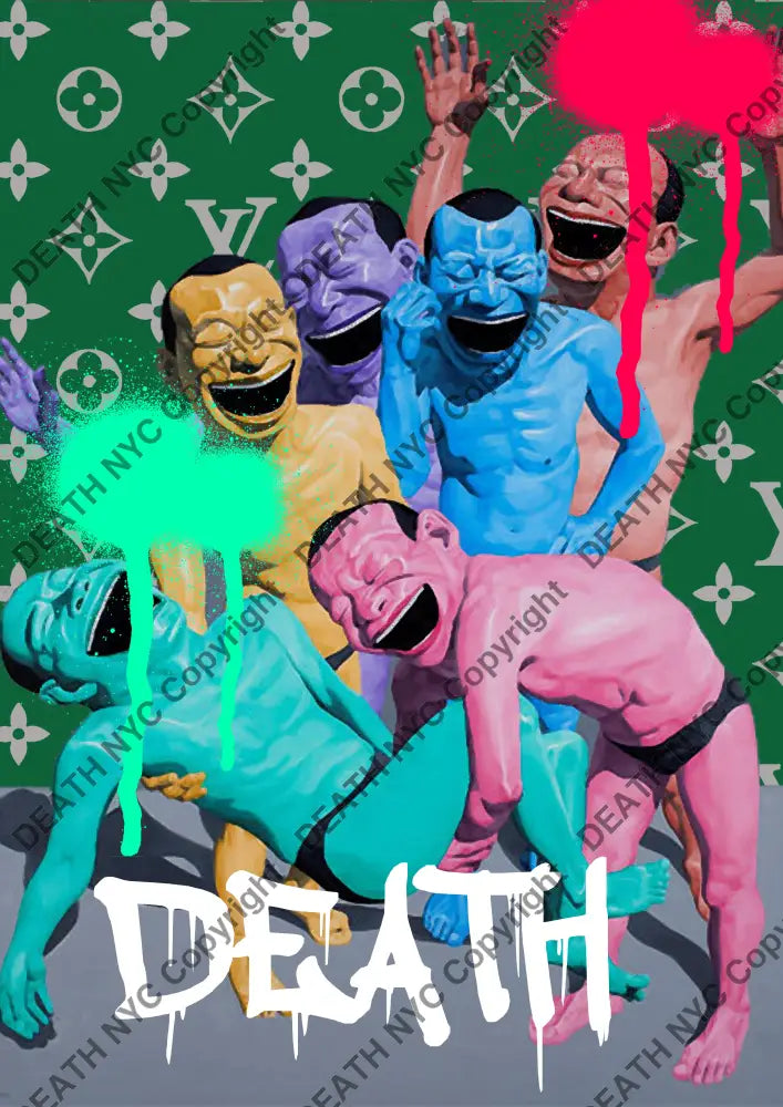 Deathma32 Yue Minjun (Edition Of 100) (2022) Art Print