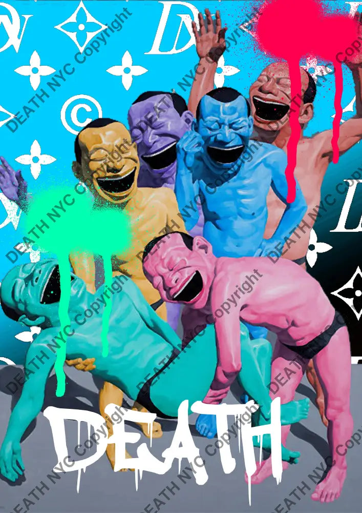 Deathma33 Yue Minjun (Edition Of 100) (2022) Art Print
