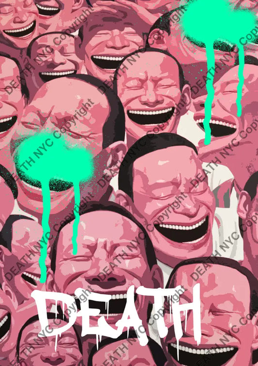 Deathma35 Yue Minjun (Edition Of 100) (2022) Art Print
