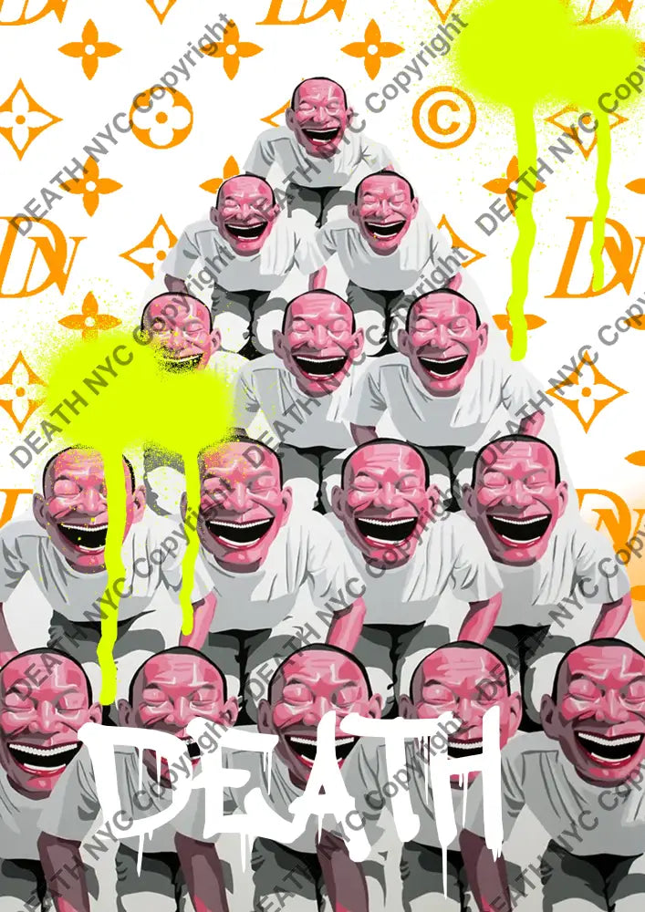 Deathma37 Yue Minjun (Edition Of 100) (2022) Art Print