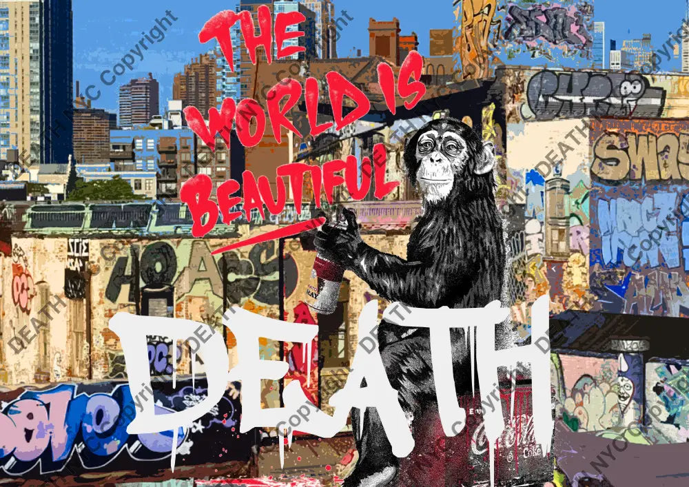 Deathma52 Banksy (Edition Of 100) (2022) Art Print
