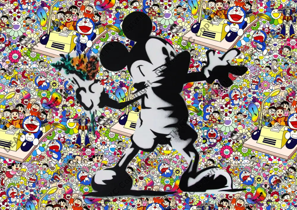 Deathma909 Mickey (Edition Of 100) (2022) Art Print